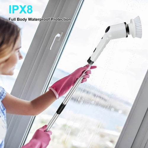 Elektrische Schoonmaakborstel met 9 opzetstukken